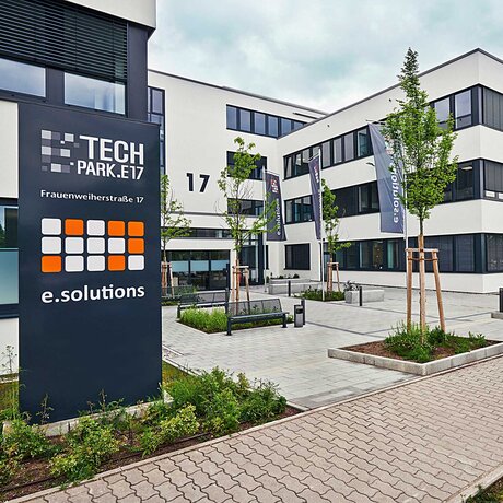 Außenansicht Gebäude Erlangen