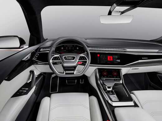 [Translate to English:] Cockpit Audi Q8 sport concept